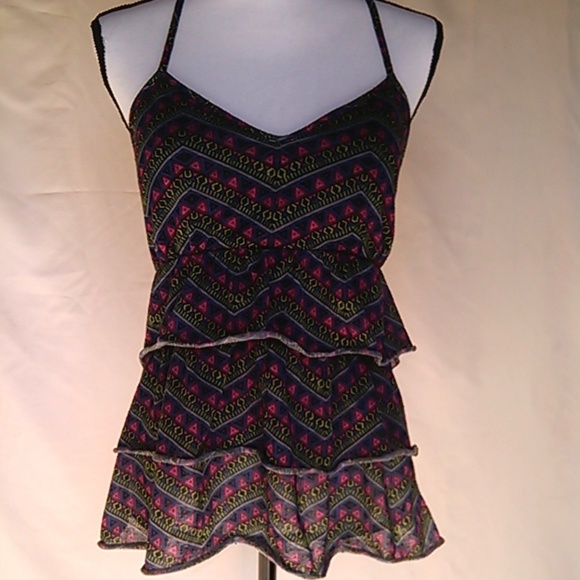 No Boundaries Other - ❤️ No Boundaries .Crocheted Back Tribal Print Boho Tank 2/$15